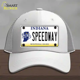 Speedway Indiana Novelty License Plate Hat Mesh / White