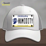 Humidity Indiana Novelty License Plate Hat Mesh / White