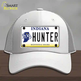 Hunter Indiana Bicentennial Novelty License Plate Hat Mesh / White