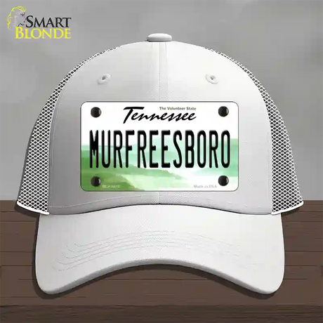 Murfreesboro Tennessee Novelty License Plate Hat Mesh / White