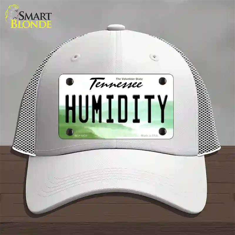 Humidity Tennessee Novelty License Plate Hat Mesh / White