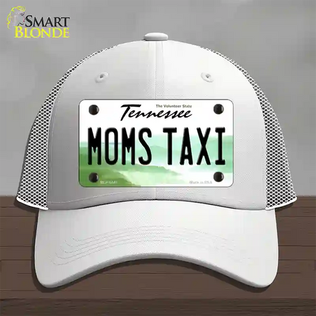 Moms Taxi Tennessee Novelty License Plate Hat Mesh / White