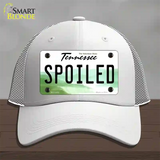 Spoiled Tennessee Novelty License Plate Hat Mesh / White