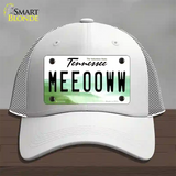 Meeooww Tennessee Novelty License Plate Hat Mesh / White