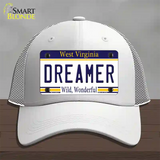 Dreamer West Virginia Novelty License Plate Hat Mesh / White