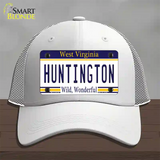 Huntington West Virginia Novelty License Plate Hat Mesh / White