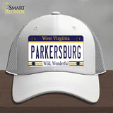 Parkersburg West Virginia Novelty License Plate Hat Mesh / White