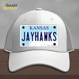 Jayhawks Kansas Novelty License Plate Hat Mesh / White