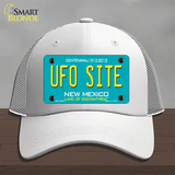 UFO Site New Mexico Novelty License Plate Hat Mesh / White