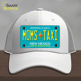 Moms Taxi New Mexico Novelty License Plate Hat Mesh / White