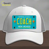 Coach New Mexico Novelty License Plate Hat Mesh / White