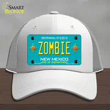 Zombie New Mexico Novelty License Plate Hat Mesh / White