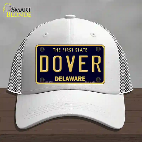 Delaware Novelty License Plate Hat Mesh / White