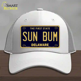 Sun Bum Delaware Novelty License Plate Hat Mesh / White