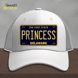 Princess Delaware Novelty License Plate Hat Mesh / White