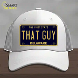 That Guy Delaware Novelty License Plate Hat Mesh / White