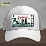 Zombie Louisiana Novelty License Plate Hat Mesh / White