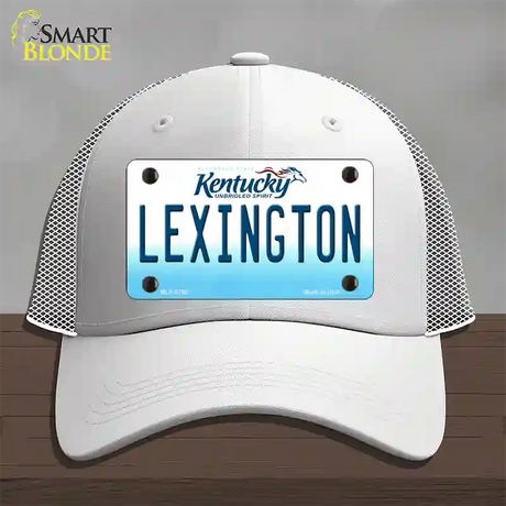 Lexington Kentucky Novelty License Plate Hat Mesh / White