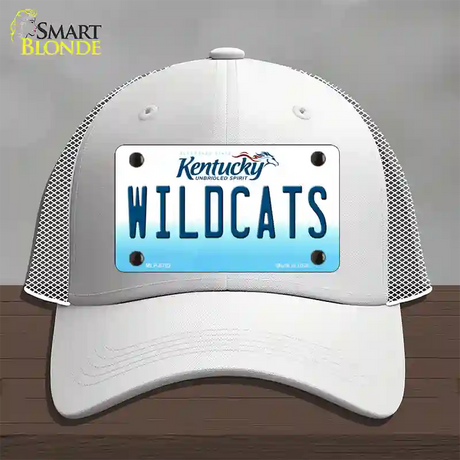 Wildcats Kentucky Novelty License Plate Hat Mesh / White