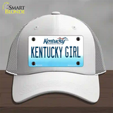 Kentucky Girl Kentucky Novelty License Plate Hat Mesh / White