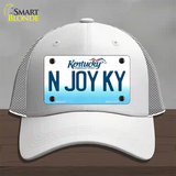 N Joy Kentucky Novelty License Plate Hat Mesh / White