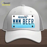 MMM Beer Kentucky Novelty License Plate Hat Mesh / White