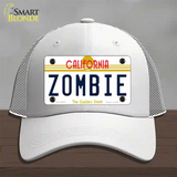 Zombie California Novelty License Plate Hat Mesh / White