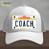 Coach California Novelty License Plate Hat Mesh / White