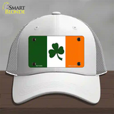 Shamrock Irish Flag Novelty License Plate Hat Mesh / White