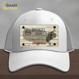 Americas Highway Route 66 Novelty License Plate Hat Mesh / White