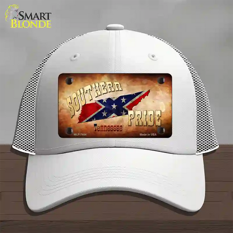 Southern Pride Tennessee Novelty License Plate Hat Mesh / White