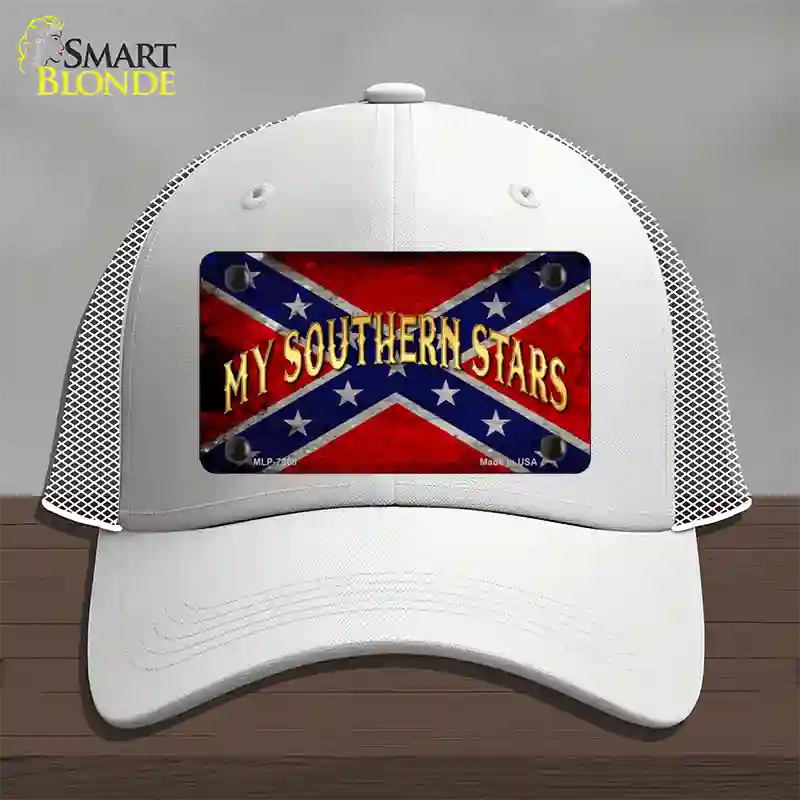 My Southern Stars Novelty License Plate Hat Mesh / White