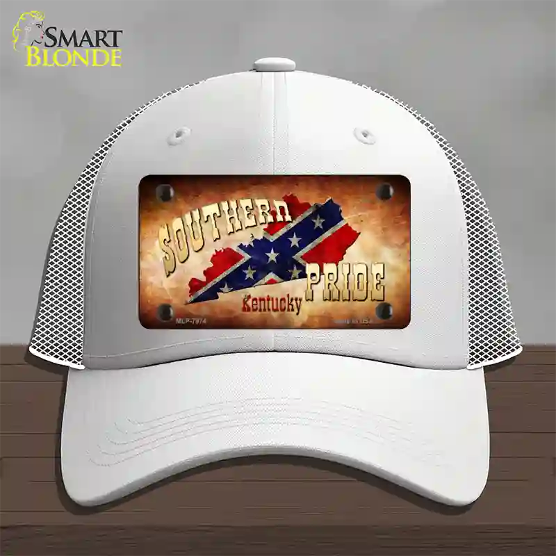 Southern Pride Kentucky Novelty License Plate Hat Mesh / White