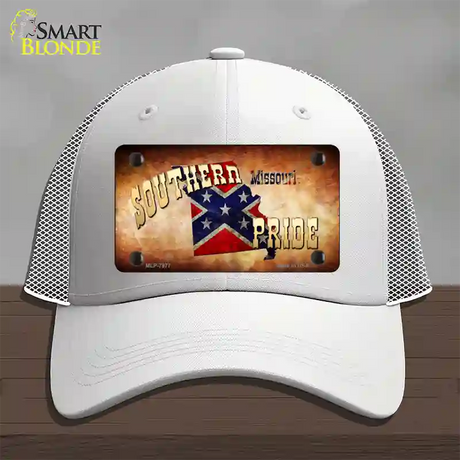 Southern Pride Missouri Novelty License Plate Hat Mesh / White