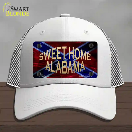 Sweet Home Alabama Novelty License Plate Hat Mesh / White