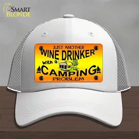 Just Another Wine Drinker Novelty License Plate Hat Mesh / White