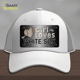 This Girl Loves Her White Sox Novelty License Plate Hat Mesh / White