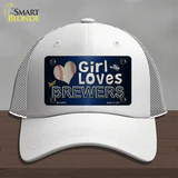 This Girl Loves Her Brewers Novelty License Plate Hat Mesh / White