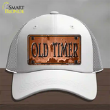 Old Timer Novelty License Plate Hat Mesh / White