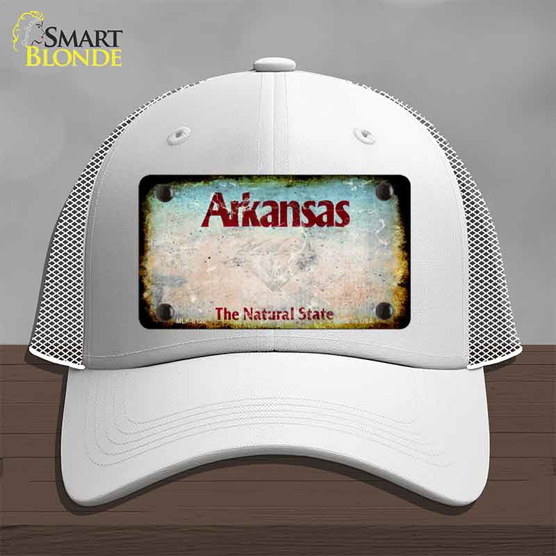 Arkansas State Rusty Novelty License Plate Hat HAT-MLP-8120
