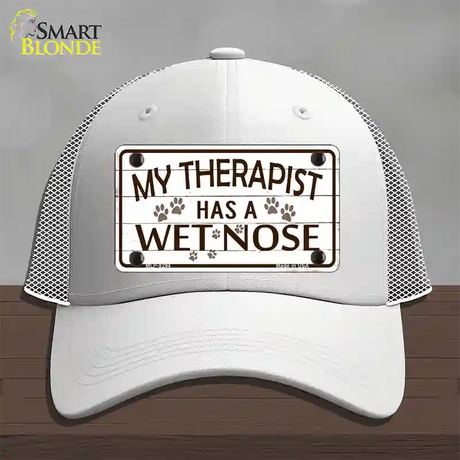 My Therapist Novelty License Plate Hat Mesh / White