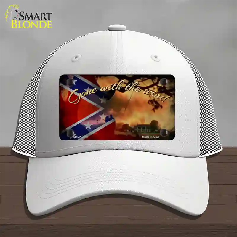 Gone With The Wind Novelty License Plate Hat Mesh / White