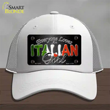 Everyone Loves An Italian Girl Novelty License Plate Hat Mesh / White