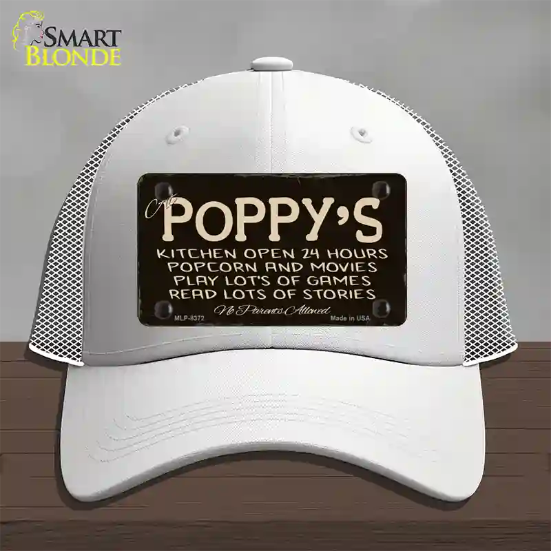 At Poppys Novelty License Plate Hat Mesh / White