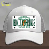 Bonita Springs Florida Novelty License Plate Hat Mesh / White