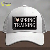 I Love Spring Training Novelty License Plate Hat Mesh / White