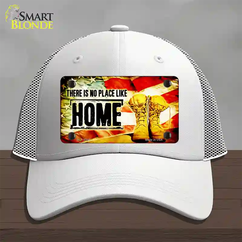 There Is No Place Like Home Novelty License Plate Hat Mesh / White