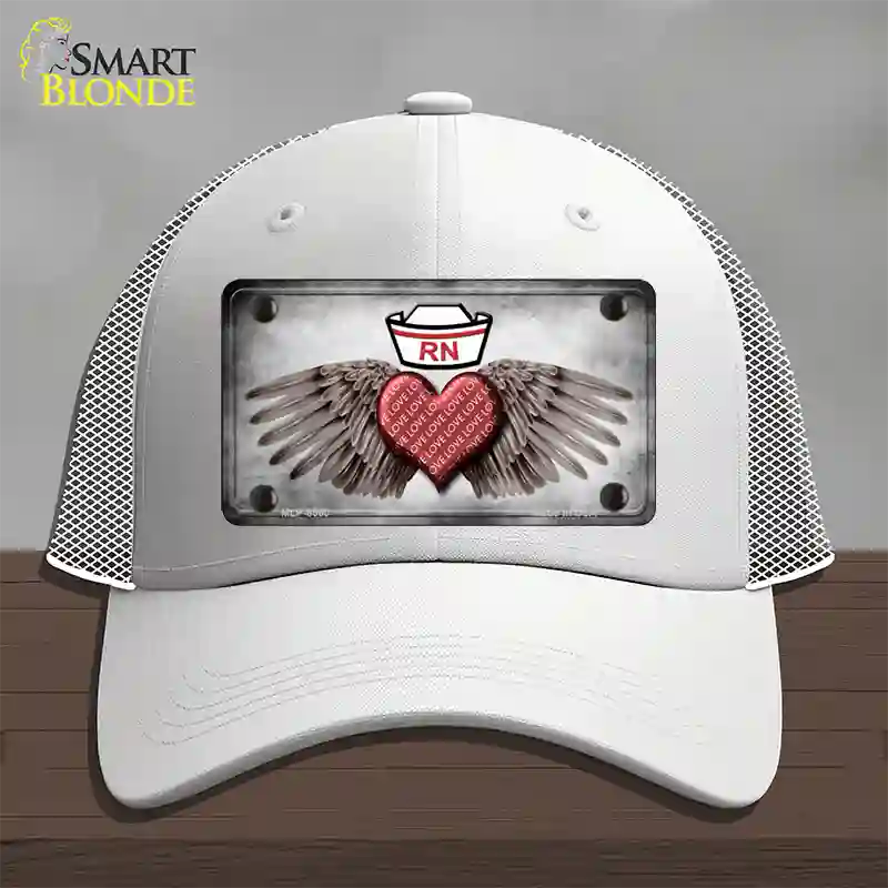 Love RN Novelty License Plate Hat Mesh / White