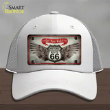 Get Your Kicks Novelty License Plate Hat Mesh / White