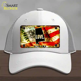 Alabama Love Novelty License Plate Hat Mesh / White